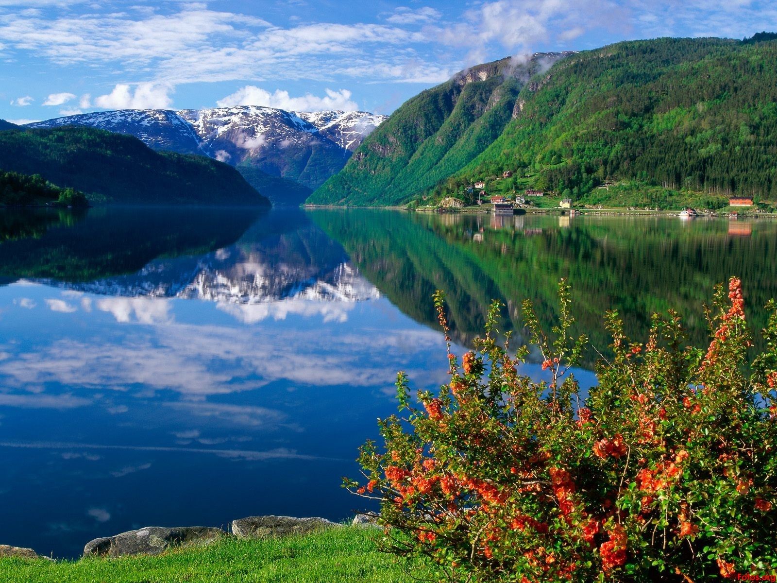 Bergen, fiordos noruegos.